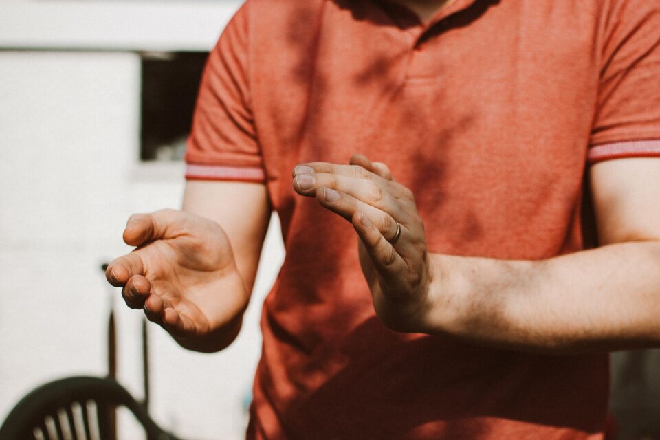 photo of person wearing ring
